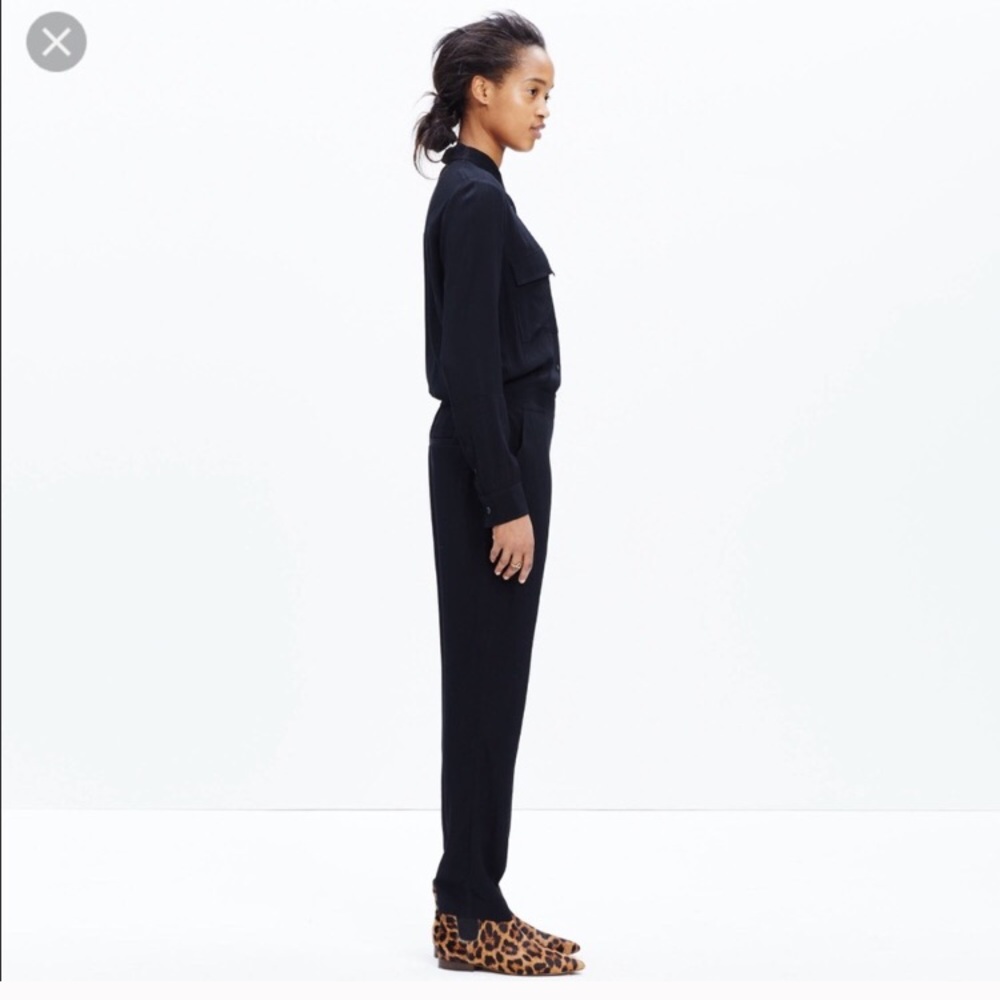 Madewell Pull-On Silk Jumpsuit